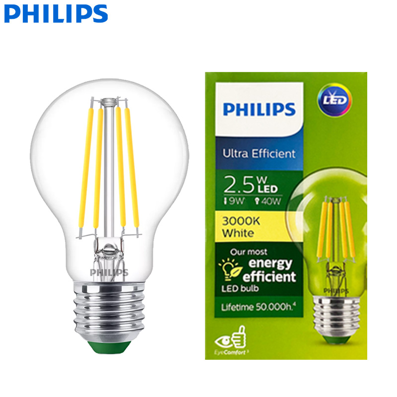Philips Bulb Led Classic - 필립스 초고효율 LED 필라멘트 전구, 투명
