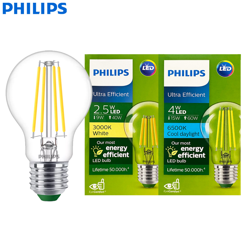 Philips Bulb Led Classic - 필립스 초고효율 LED 필라멘트 전구 투명