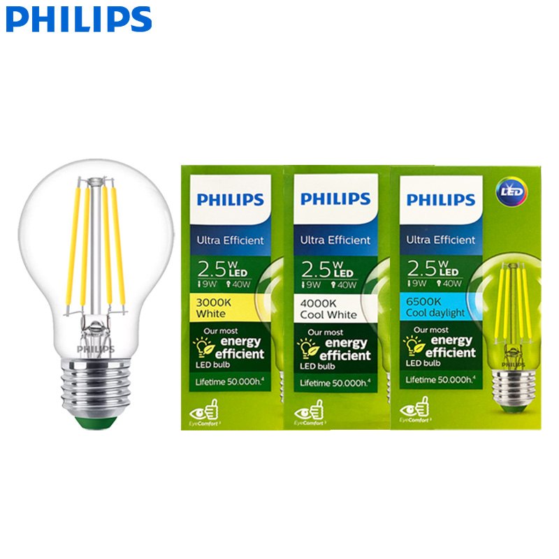 필립스 초고효율 LED 필라멘트 전구 투명 A60 E2 - Philips Bulb Led Classic 리뷰 및 가격