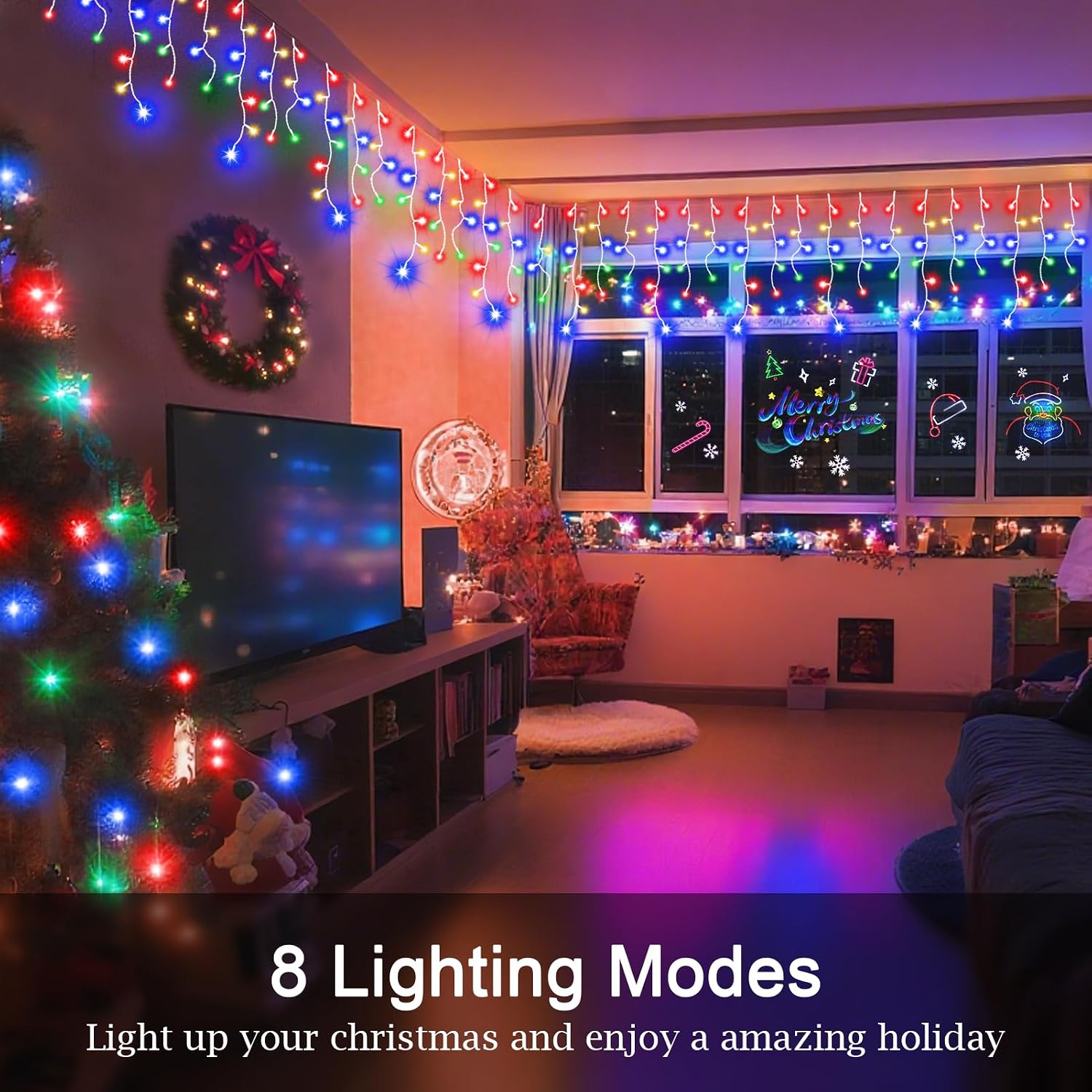1280개의 LED 크리스마스 장식용 전구, 240개의 - Lighting Christmas Decor 리뷰 및 가격