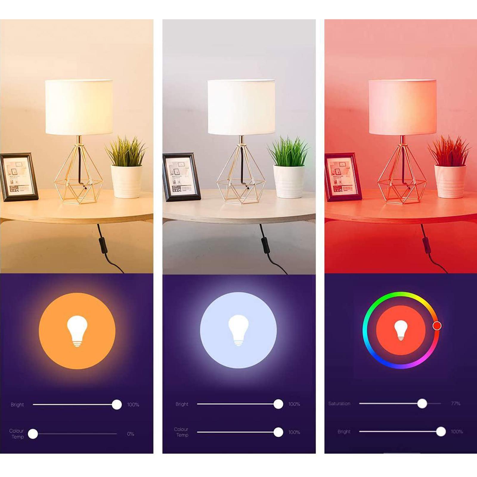 블루투스 스피커가 내장된 스마트 디밍 RGB 색온도 조 - Lighting Decor Bedroom 리뷰 및 가격