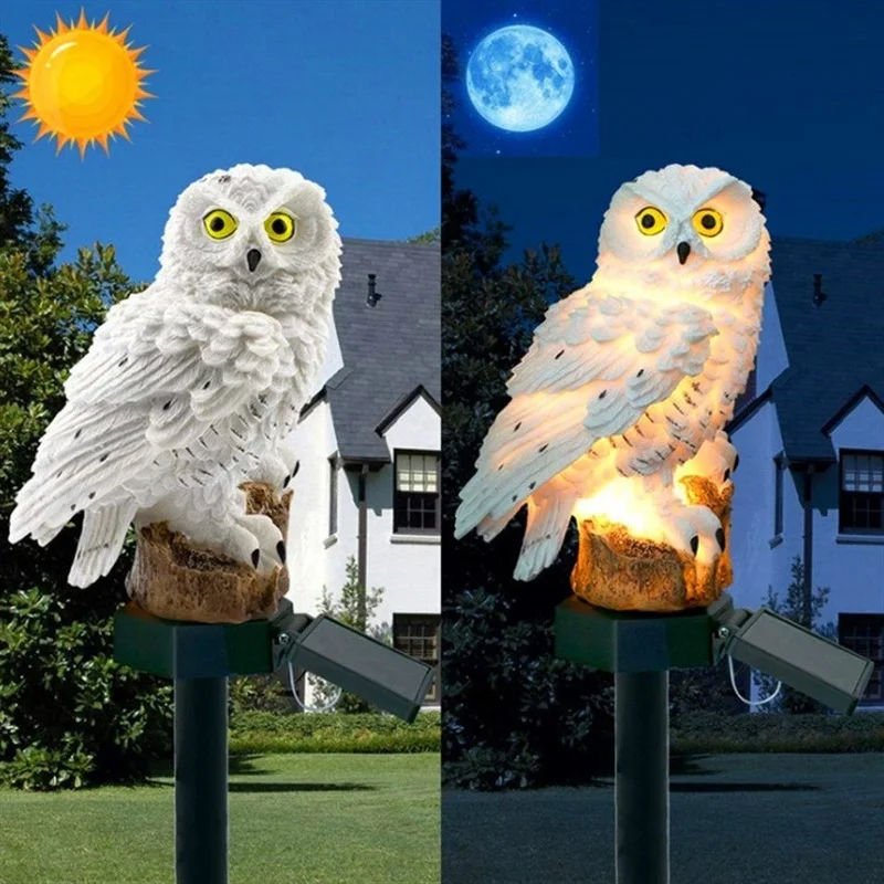 태양광 올빼미 조각상 정원등 LED 방수 야외 장식 ( - Lighting Decoration Ideas 리뷰 및 가격