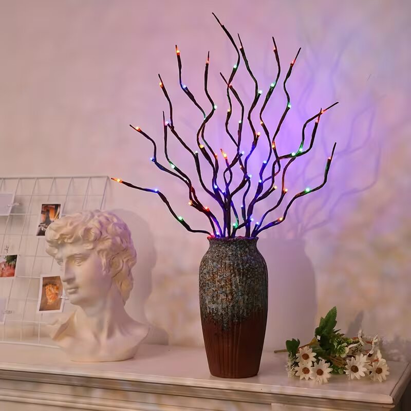 1/2PC 20LED 벚꽃 나무 가지 조명 실내외 홈  - Lighting Decoration Ideas 리뷰 및 가격