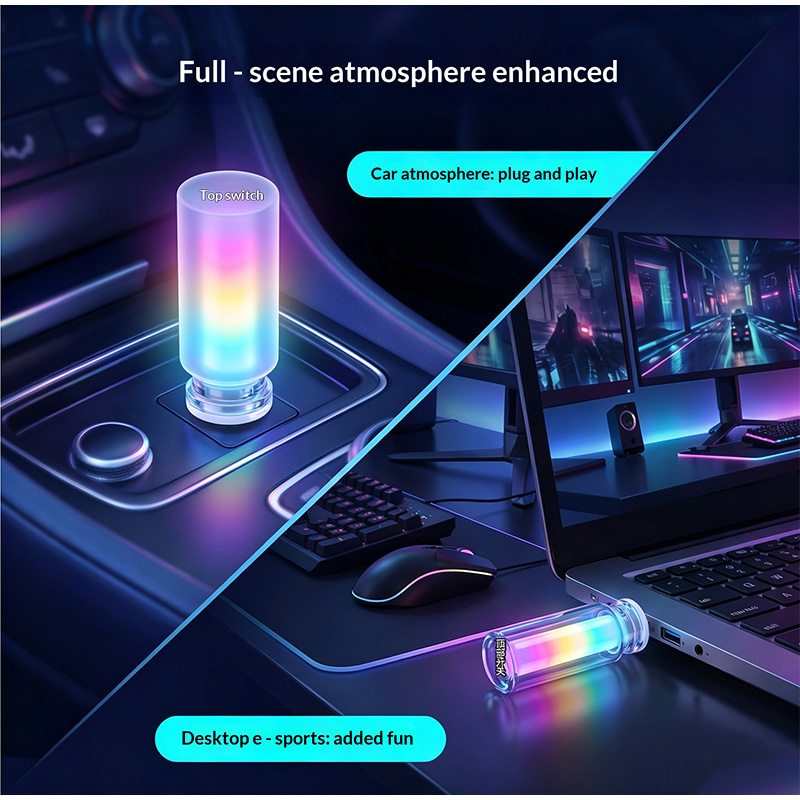 USB 연결 유리병 RGB 무드등, 10가지 그라데이션 - Lighting Mcqueen Bedroom Decor 리뷰 및 가격